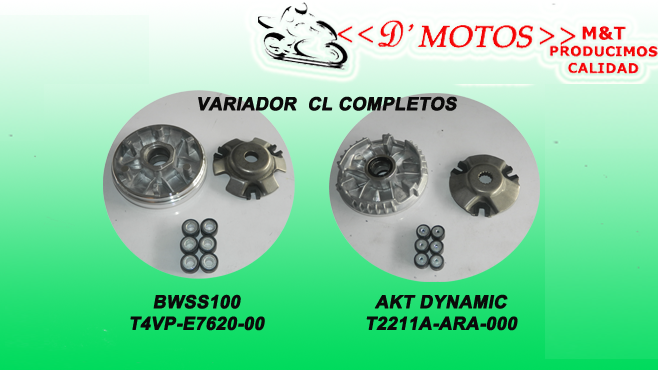 VARIADOR  CLUCTH  COMPLETOS